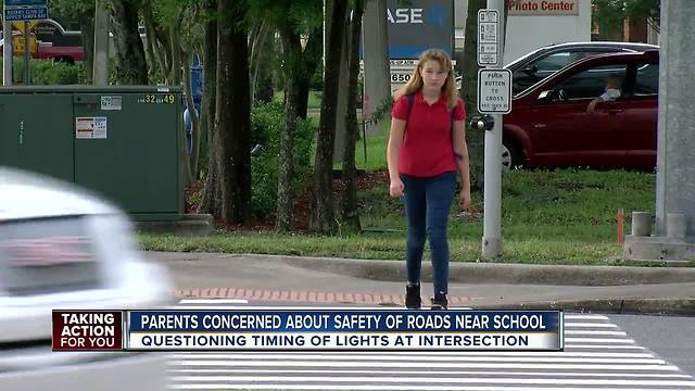 Farnell Middle School parents pushing for road safety changes after child is hit by car