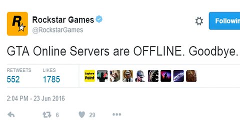 GTA 5 ONLINE IS OFFLINE! - THE GTA 5 SERVERS HAVE SHUTDOWN! (GTA 5)