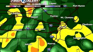 Tracking widespread rain