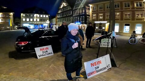 Tina Romdhani - Mahnwache Nr. 171 in Schwäbisch Gmünd am 07.03.2023 -