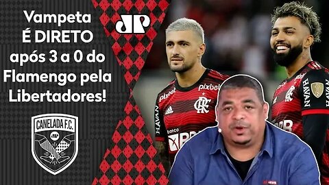 "Ó, VOU FALAR! FAZ TEMPO que eu NÃO VIA o Flamengo fazer..." Vampeta É DIRETO após 3 a 0 na Católica