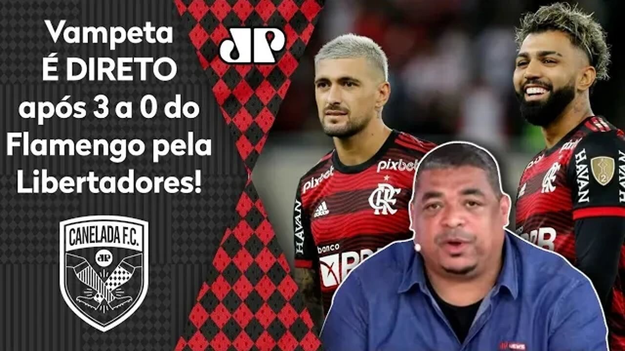 "Ó, VOU FALAR! FAZ TEMPO que eu NÃO VIA o Flamengo fazer..." Vampeta É DIRETO após 3 a 0 na Católica