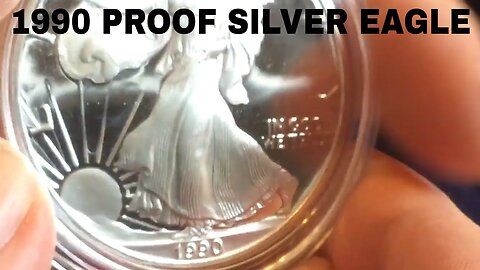 1990 Proof Silver Eagle!