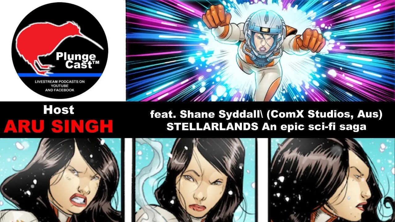 PlungeCast S01E14 w' ComX Studio, Shane Syddall (Comic Creator)