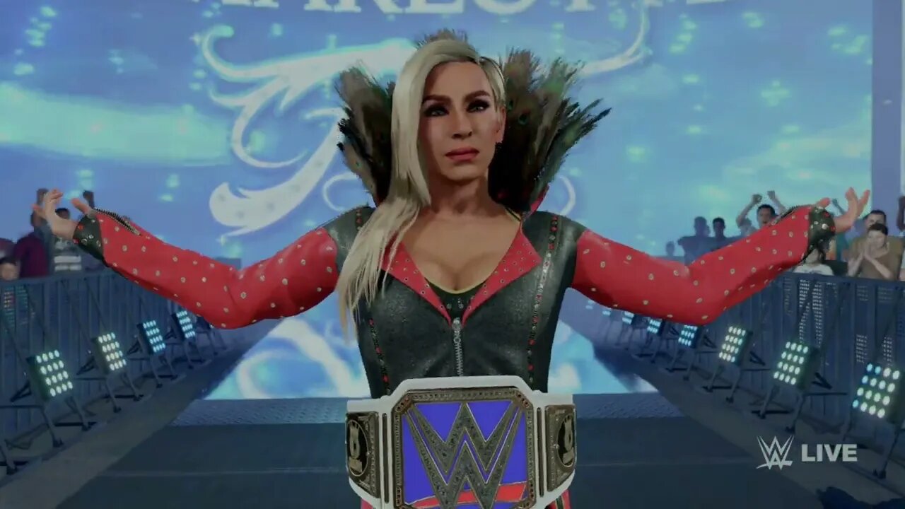 WWE2K23 Charlotte Flair Championship Entrance