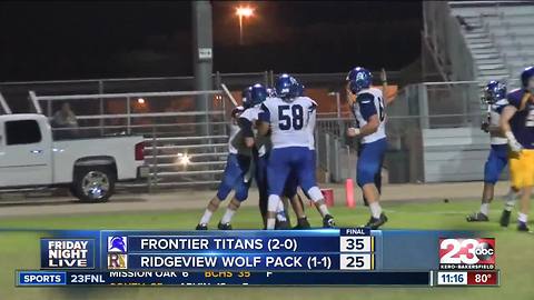 23FNL Week 3: Frontier vs. Ridgeview