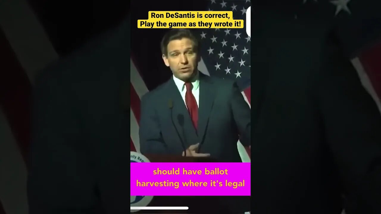 Vote line Ron DeSantis