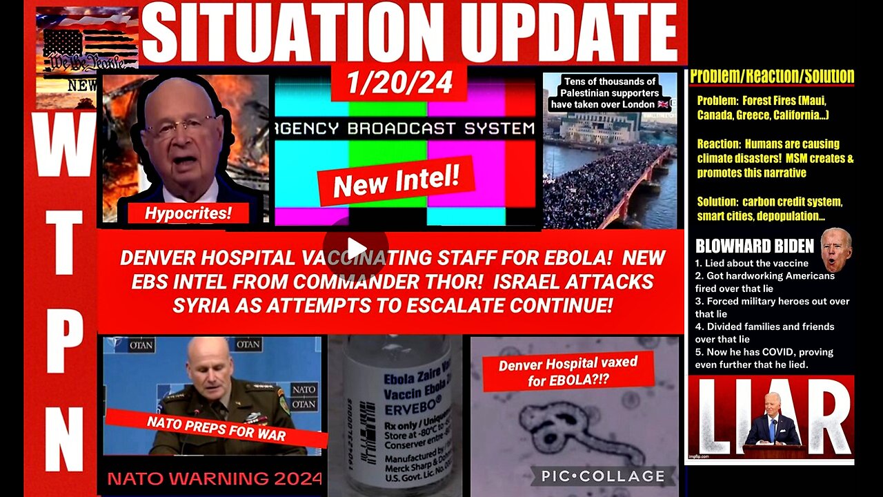 WTPN SITUATION UPDATE 1/20/24 (related info and links in description)