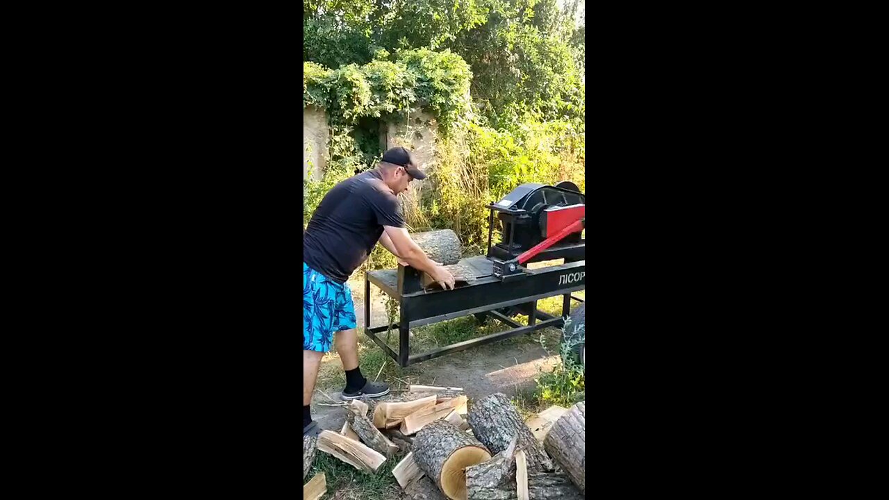 Electric log splitter