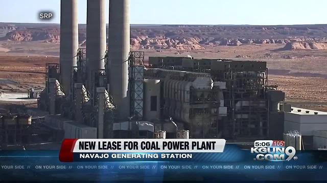 Navajo council approves lease extension for coal plant