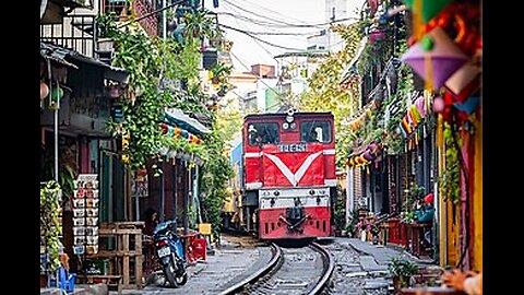 Train Street, Hanoi, Vietnam 2024