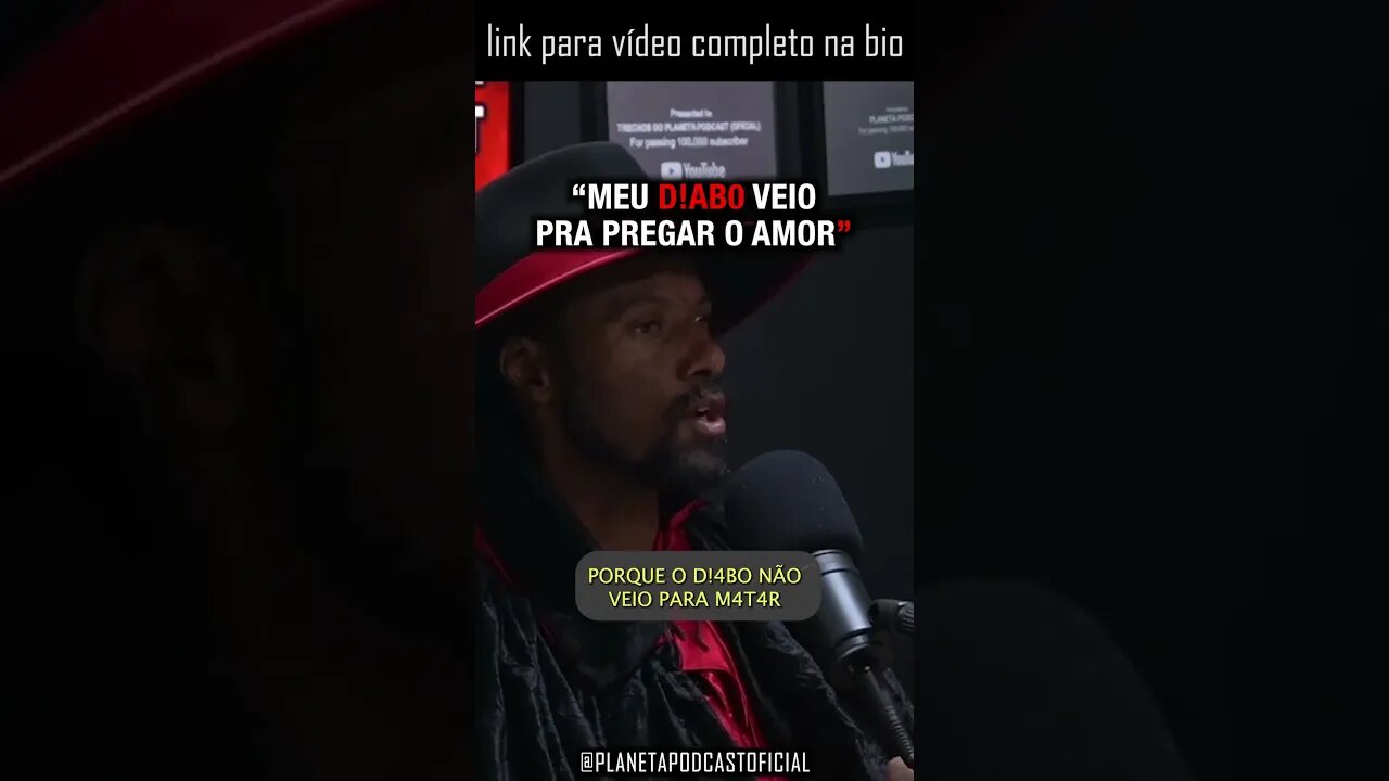 “EU SOU UM DIABO DO BEM” com Toninho do Diabo | Planeta Podcast Sobrenatural #shorts