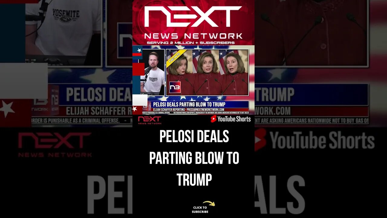 Pelosi Deals Parting Blow To Trump #shorts