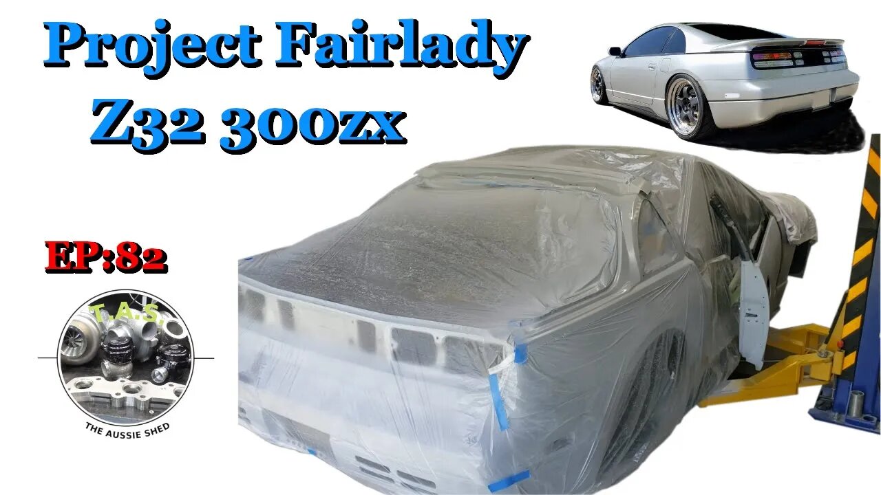 Final Pre Paint Prep, Glass Removal etc. Project Fairlady Z32 300zx