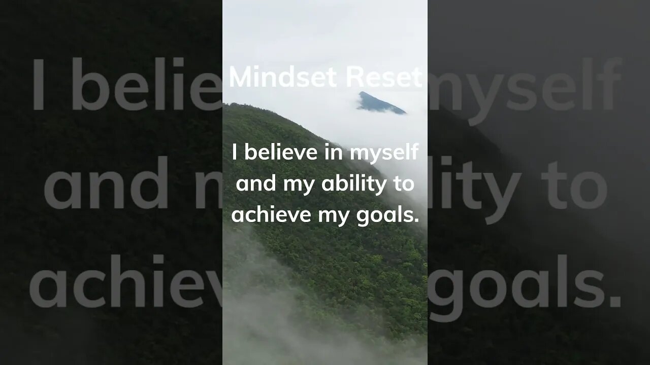 Powerful Daily Affirmation to Help You Master Your Mindset. #shorts