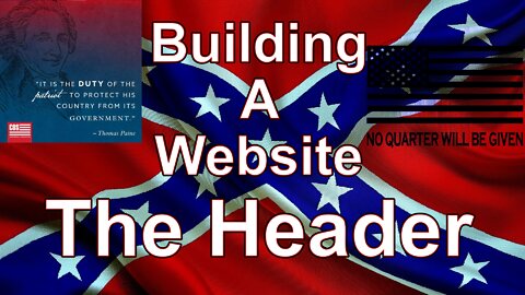 Creating A Website - Header