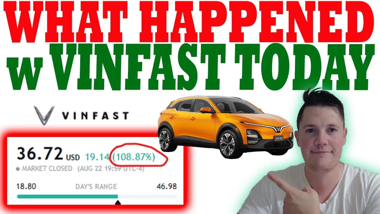 What Happened w VinFast TODAY │ Can VinFast Still Go up MORE ?! ⚠️ Vinfast Investors Must Watch