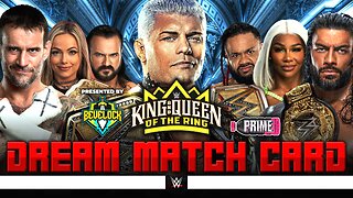 WWE King and Queen of the Ring 2025 - Dream Match Card [v2] | Bevelock