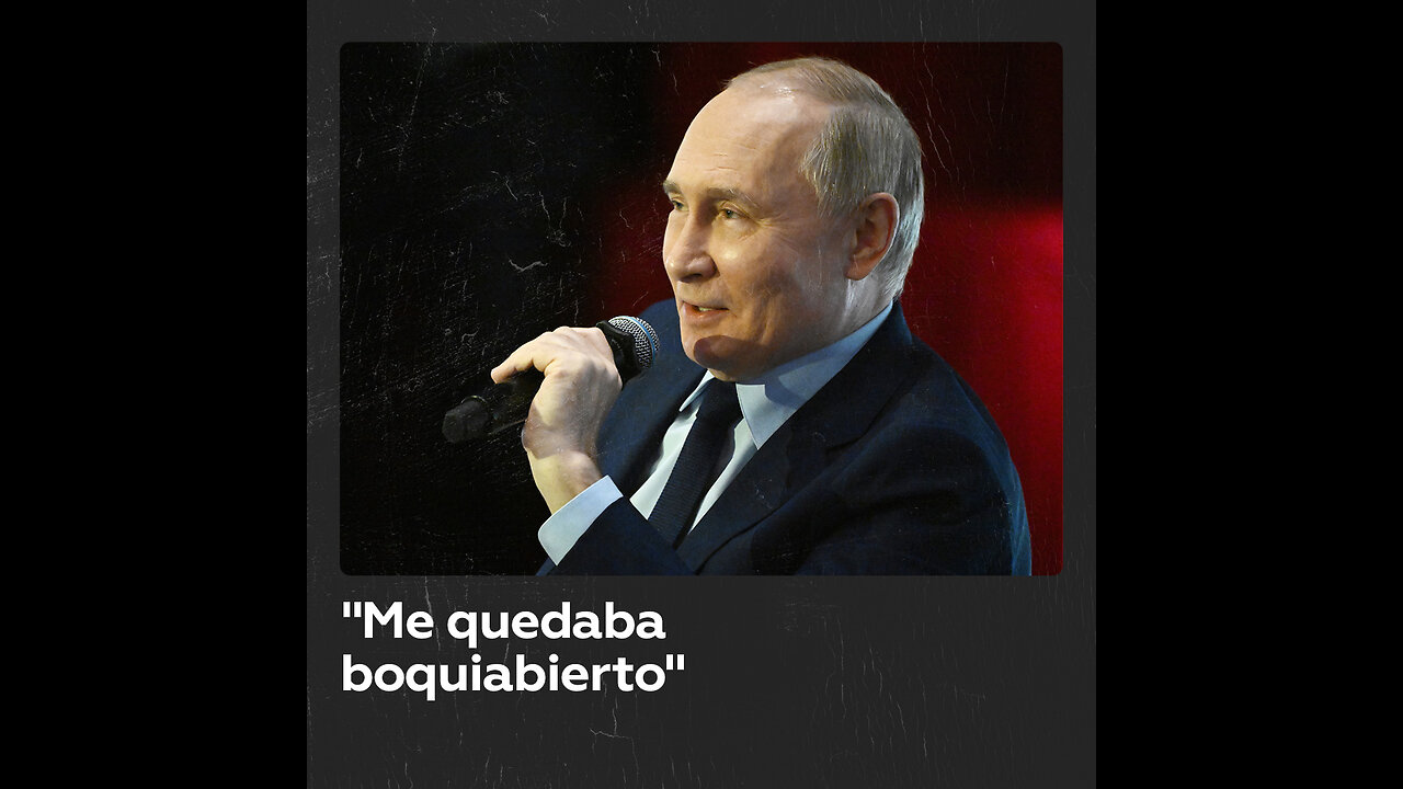 “Me quedaba boquiabierto”: Putin habla sobre el nivel de corrupción en Ucrania