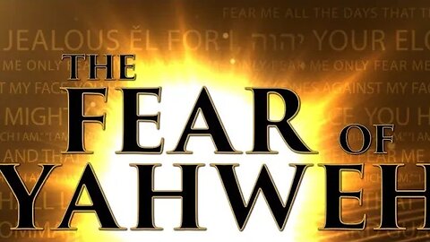 Do you hold yourself in the fear of ELOHIM?