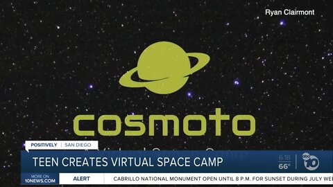 Teen creates a virtual space camp for kids