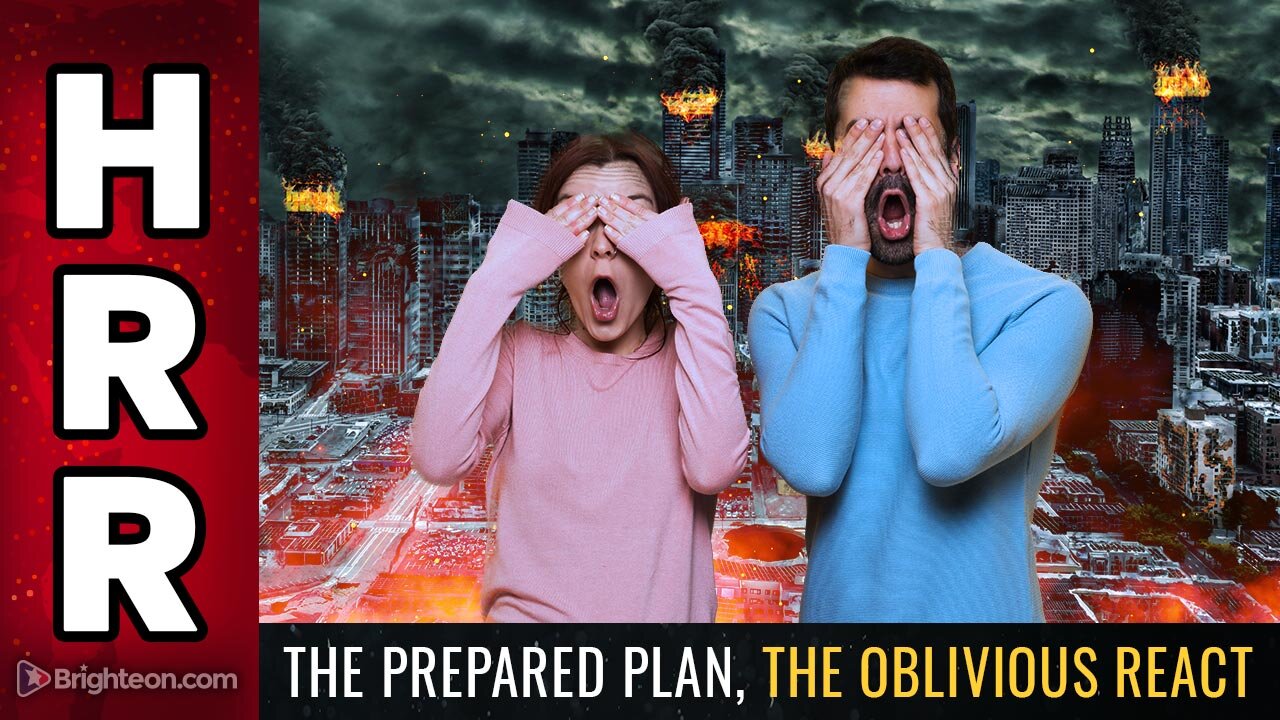 The prepared PLAN, the oblivious REACT