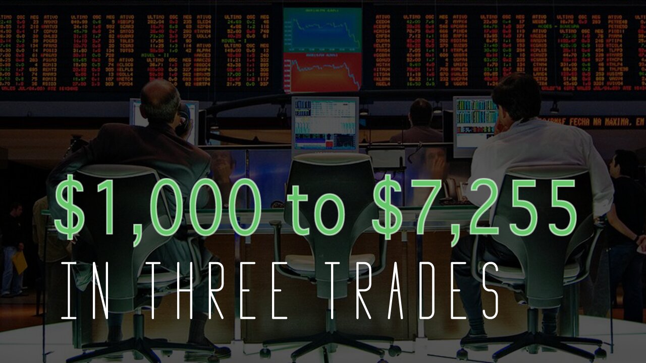 The $1M Challenge - This is How I Got a 625% Return in 3 Trades