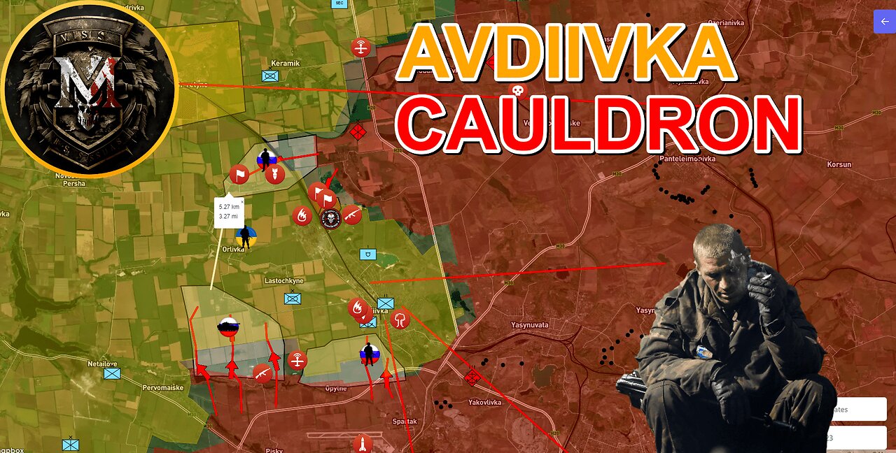 The Fall | The Russians Breakthrough North Of Avdiivka | Wagner Is Back. Military Summary 2023.10.10