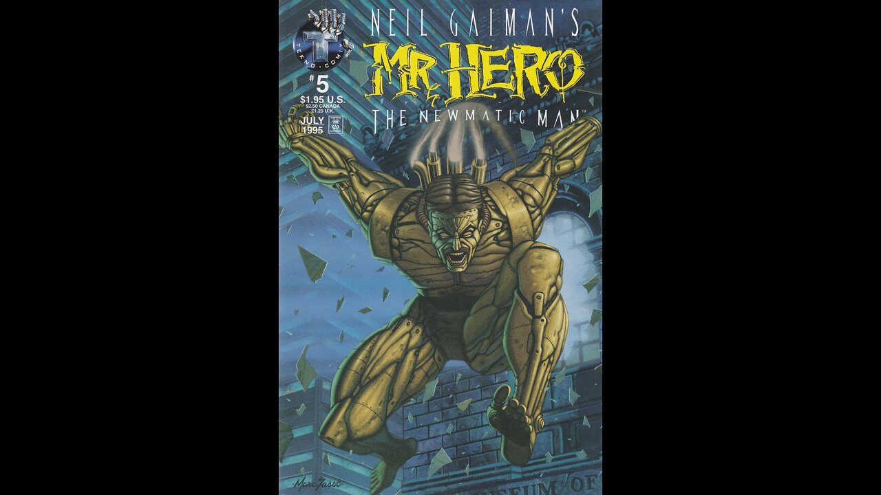 Neil Gaiman's Mr. Hero - The Newmatic Man -- Issue 5 (1995, Tekno Comix) Review