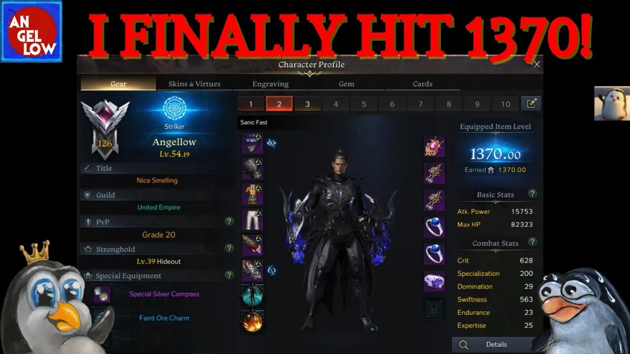 Lost Ark - I Finally Hit 1370! Use your Gold to Buy those Argos Books!