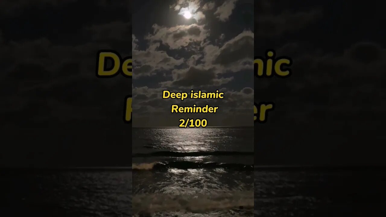 Deep islamic Reminder #islamicmotivation #youtubeshorts #islam #shorts #viral
