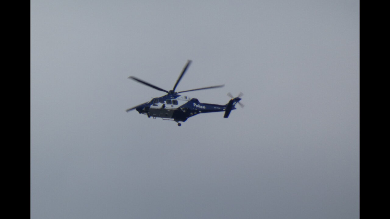 Police helicopter Mill Park Melbourne Australia