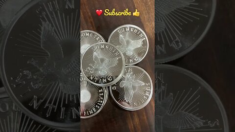 ☀️ Sunshine Mint 1 Oz Silver Rounds #silver #shorts #preciousmetals