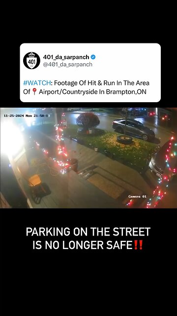 Hit And Run In Brampton