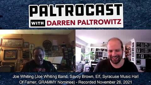 Joe Whiting interview with Darren Paltrowitz