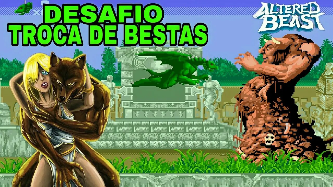 Altered Beast (Sega mega drive ) Zerado no Hardest