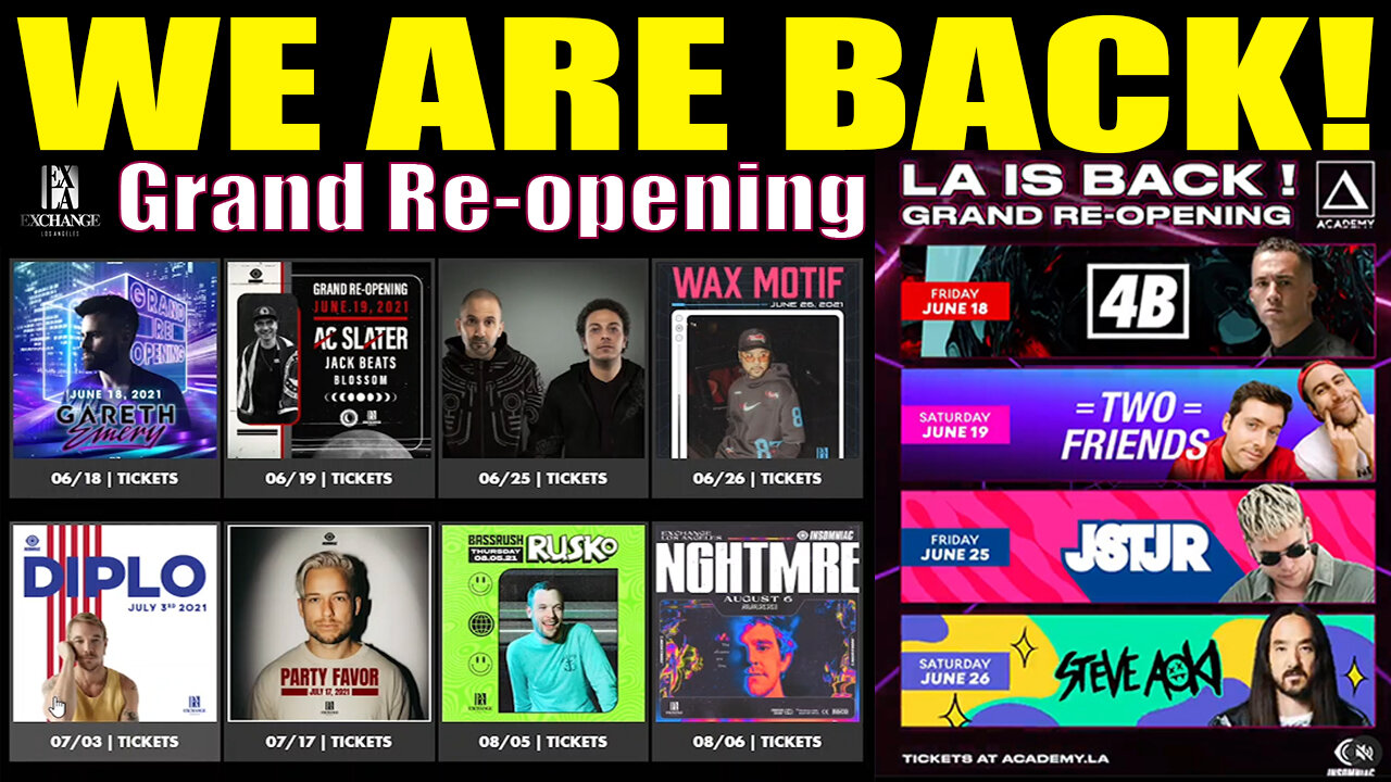 The Nightlife of Los Angeles Returns!