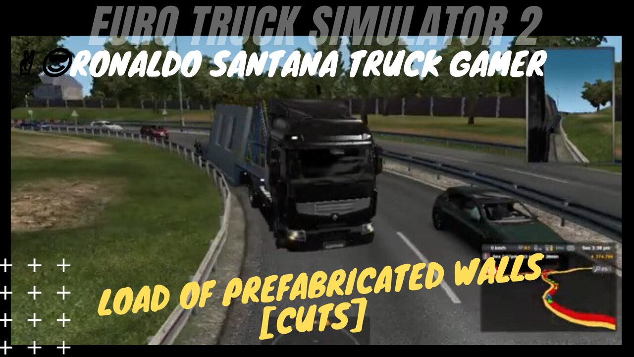 🚚LOAD OF PREFABRICATED WALLS [cuts] ✌️😎RONALDO SANTANA TRUCK GAMER