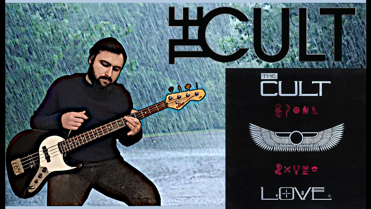 The Cult - Rain Bass Cover (Tabs)