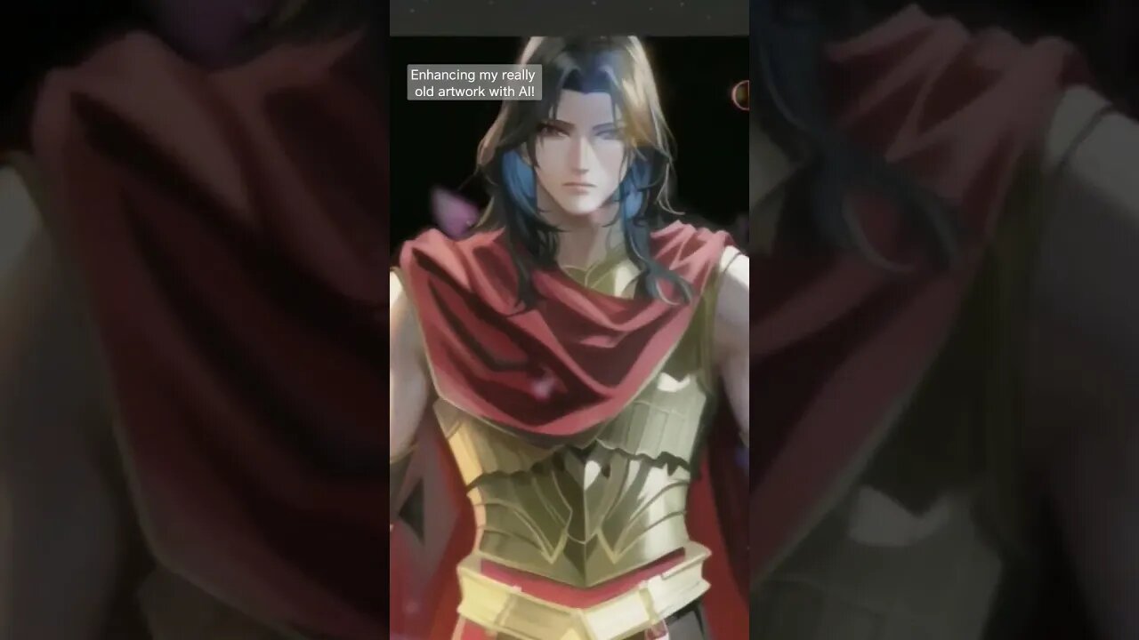 enhancing my artwork from 2015 using Ai
