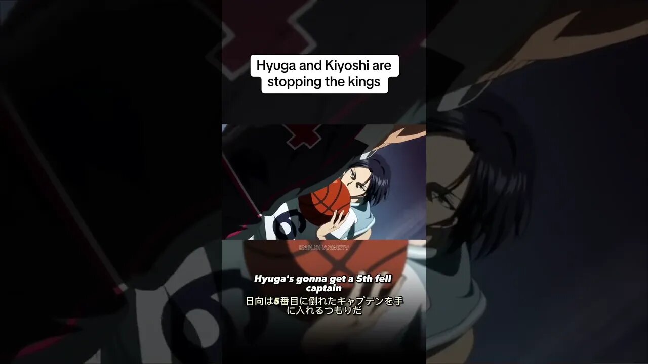 Hyuga and Kiyoshi are stopping the kings 😤 #anime #kurokonobasket #fyp