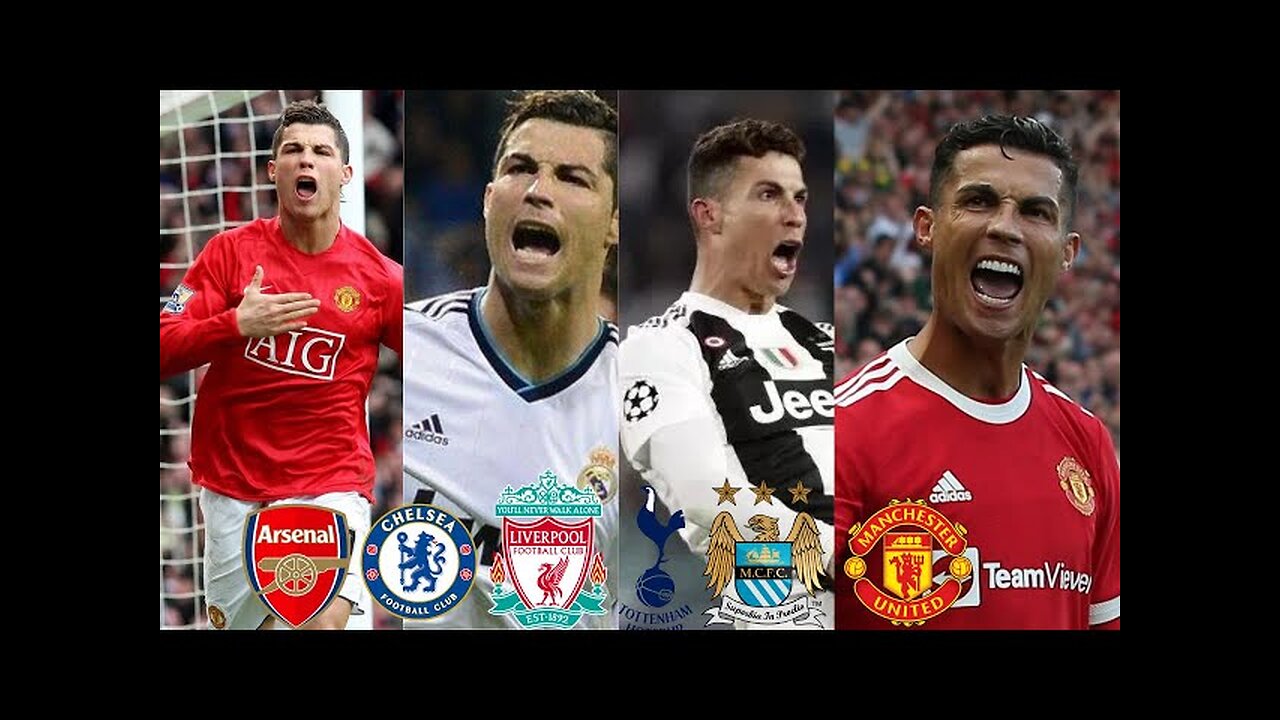 Every Cristiano Ronaldo Goals Against Premier League Big 6