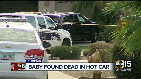 Young boy died after left in hot car in north Phoenix