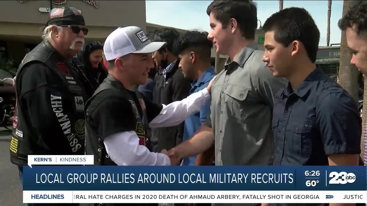 Kern's Kindness: local veterans rally around military recruits