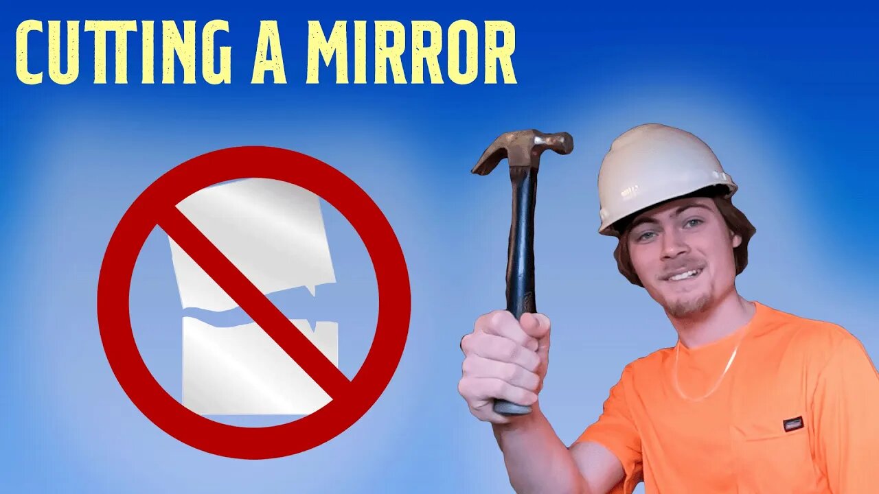 Cutting a GLASS MIRROR | Gone Wrong?