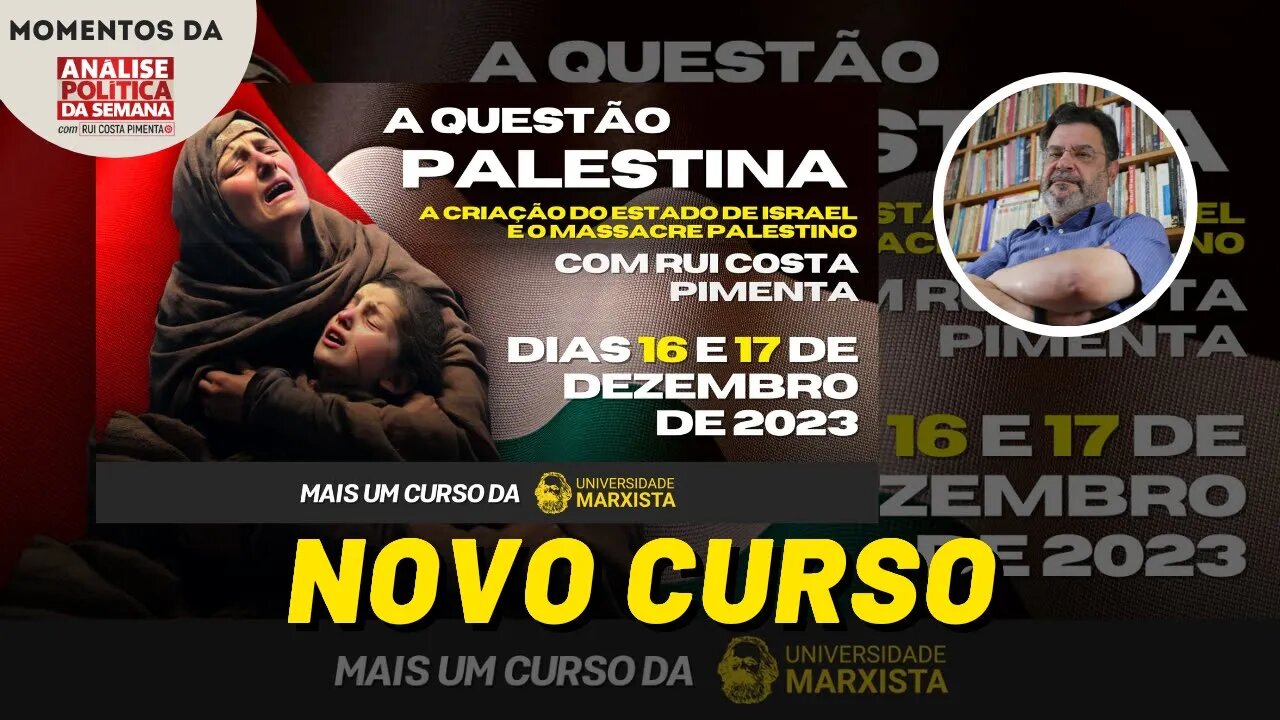 Novo curso: A questão Palestina, com Rui Costa Pimenta | Momentos da Análise Política da Semana