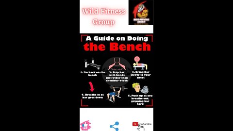 🔥A guide of doing the bench🔥#fitness🔥#wildfitnessgroup🔥#shorts🔥