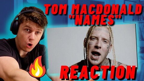 TOM MACDONALD "NAMES" | **TRIGGER WARNING** ((INSANE IRISH REACTION!!))