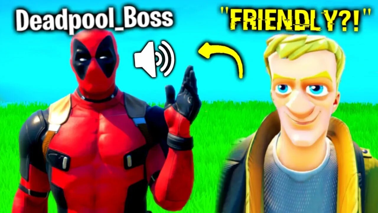 I Pretended To Be A Deadpool BOSS In Fortnite