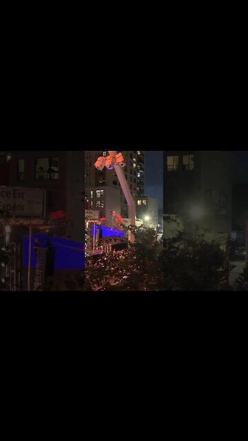 Stunning above view Mutek Fest